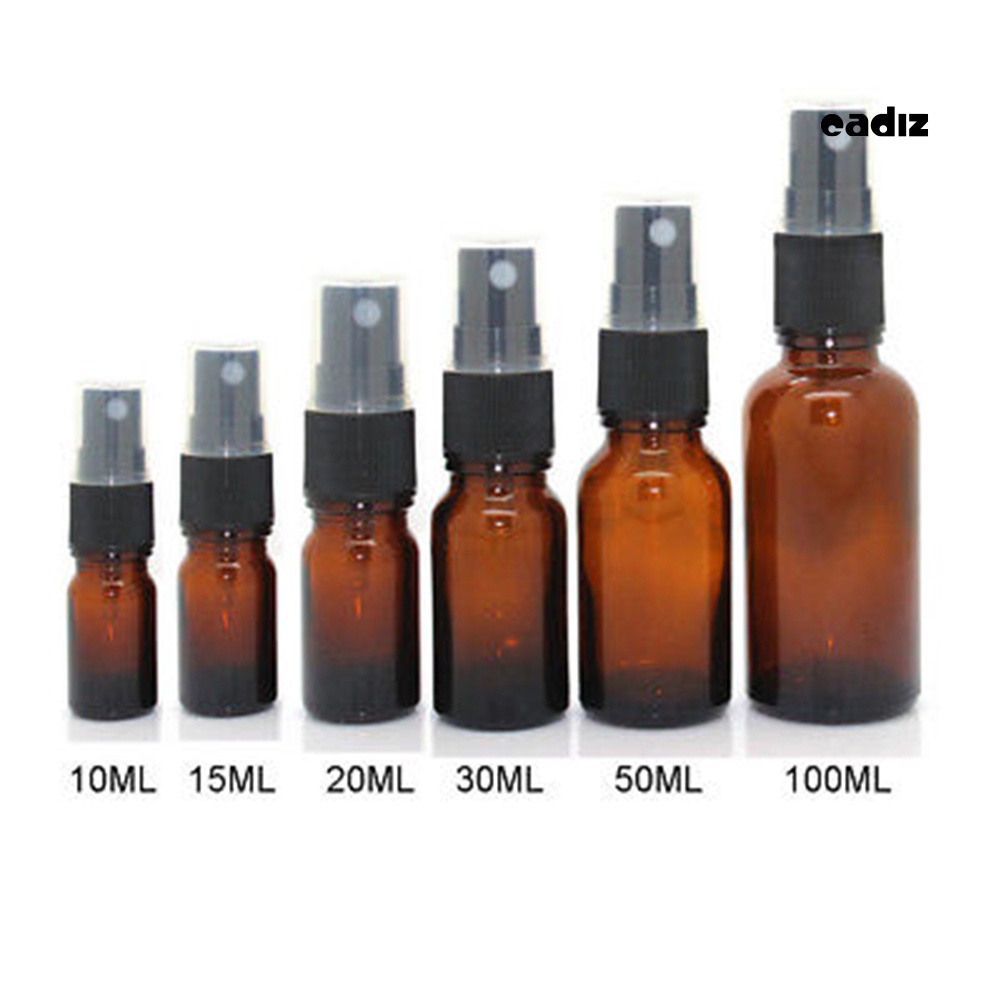 Lọ Thủy Tinh Rỗng Đựng Tinh Dầu Màu Hổ Phách 10 / 15 / 20 / 30 / 50 / 100ML