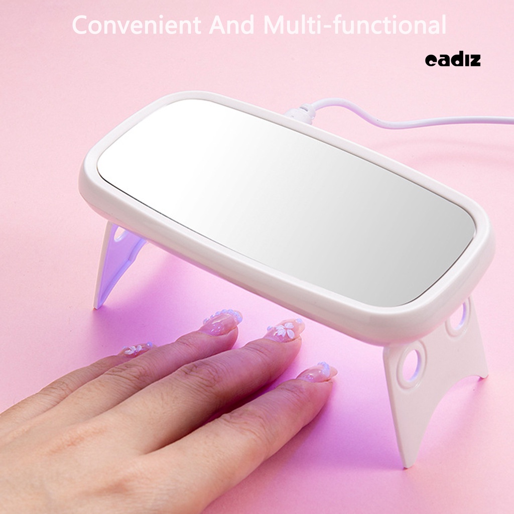 Đèn Sấy Khô Móng Tay 8 Bóng Công Suất Cao Màu Đen Thiết Kế Dạng Gập Tiện Dụng