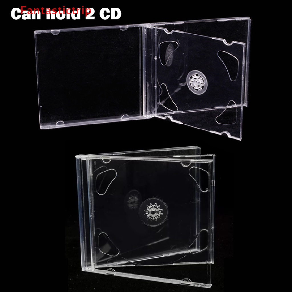 Hộp Đựng Đĩa CD DVD Tiêu Chuẩn Siêu Mỏng Trong Suốt Mới