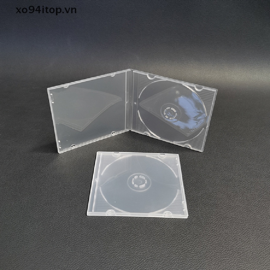 1 Hộp Đựng Đĩa CD DVD 3Inch 8CM Bằng PP Trong Suốt