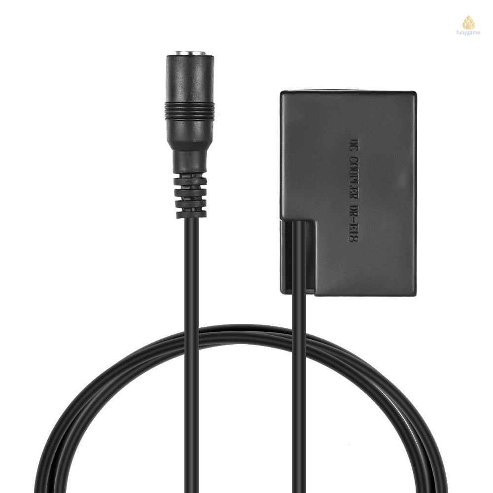 Đầu Nối Pin Andoer DR-E18 LP-E17 Cho 200D / 800D / 760D / 750D / 77D / M6 / M5 / Rebel T7i T6s T6i 800D Kiss X8i / SL3 / M5 / Rebel T7i T6s T6i / X10D / X10