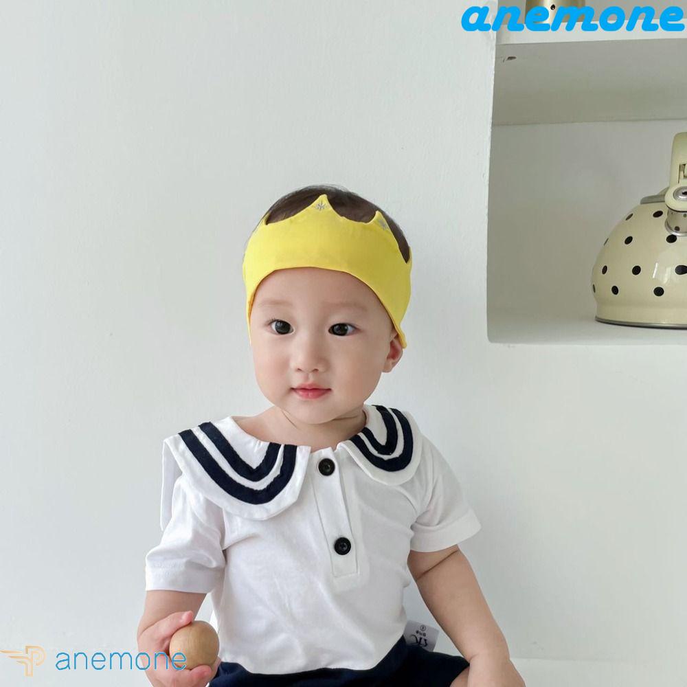 Băng Đô Cài Tóc Thêu Hình Vương Miện Phong Cách Hàn Quốc Dễ Thương Cho Bé Gái