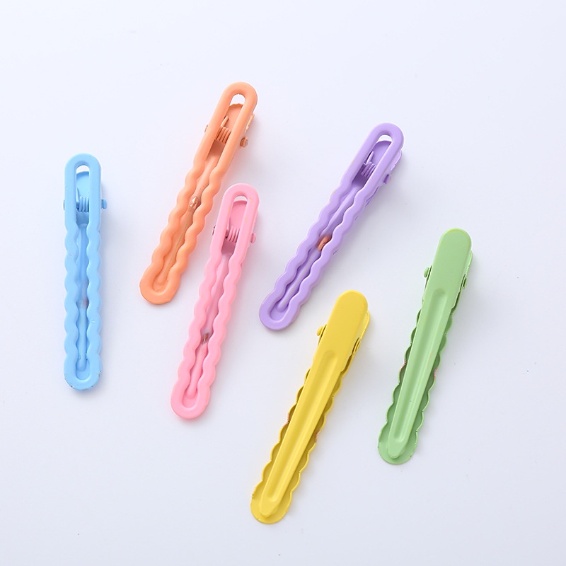 Kẹp Tóc Màu Trơn Phong Cách Hàn Quốc Thời Trang