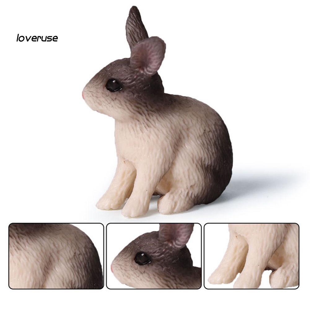Đồ Chơi Mô Hình Thỏ Trang Trí Nhà Cửa