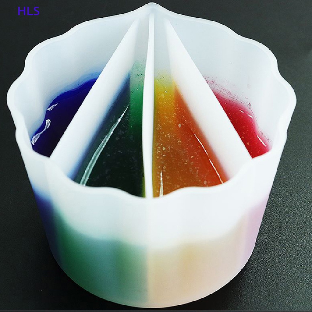 Cốc Silicone Chia 5 Kênh Chuyên Dụng Cho Sơn Acrylic