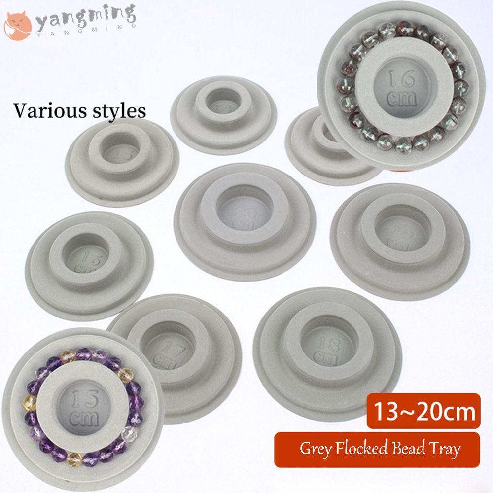 MYRONGOODS Khay Đựng Hạt Làm Trang Sức Thủ Công Màu Xám Nhiều Kích Thước Tùy Chọn