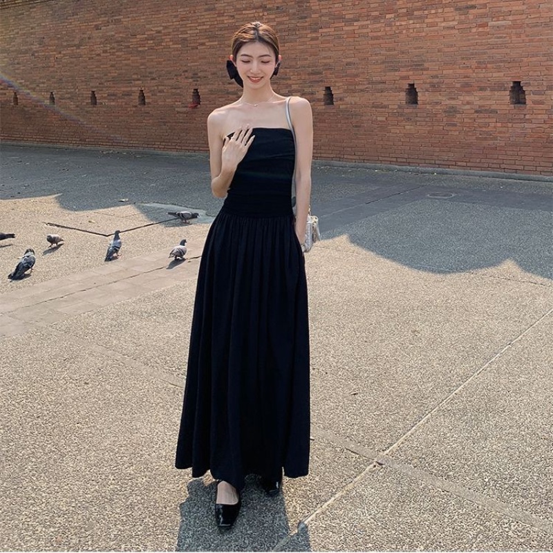 Đầm sát nách COZOK màu trơn quyến rũ hợp thời trang