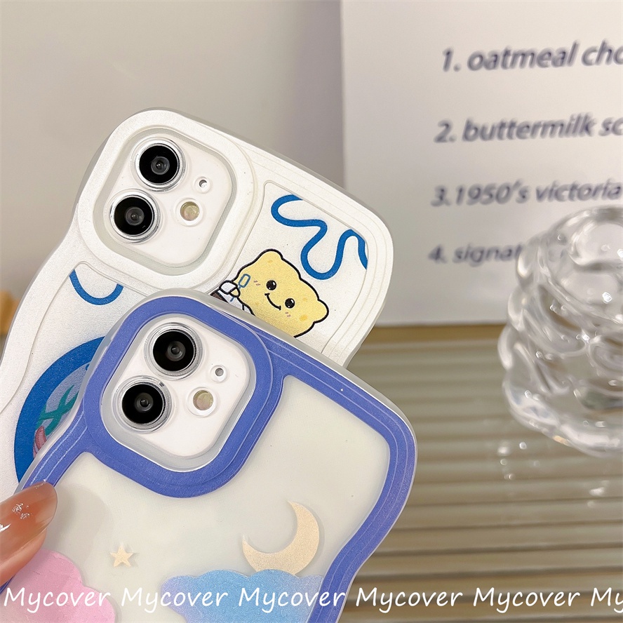 Ốp Điện Thoại Silicon Mềm Hình Đám Mây Hoạt Họa Cho iPhone 14 13 12 11 Pro Max X XR Xs Max 6 7 8 Plus