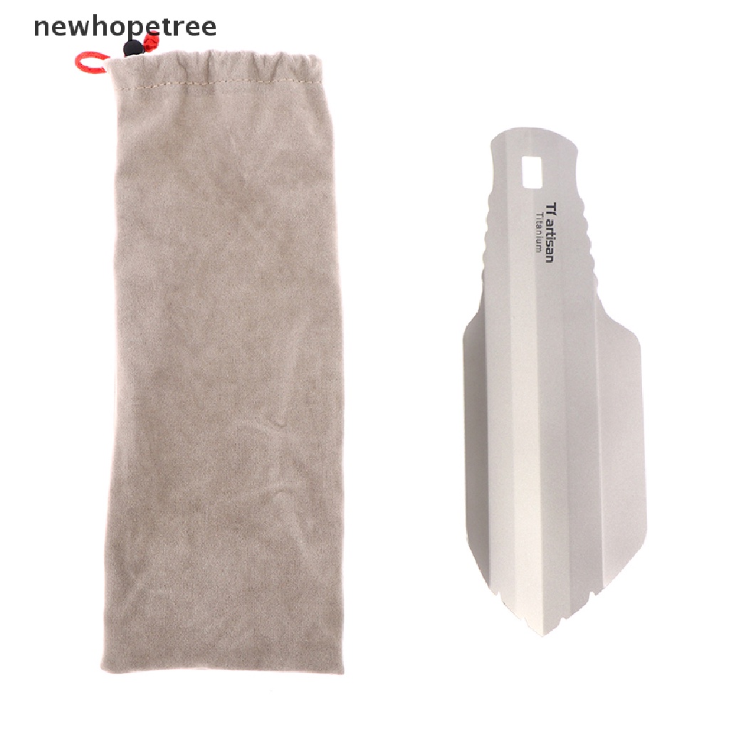 Xẻng Đi Vệ Sinh Bằng Titan Nguyên Chất Siêu Nhẹ Nhỏ Gọn Tiện Dụng