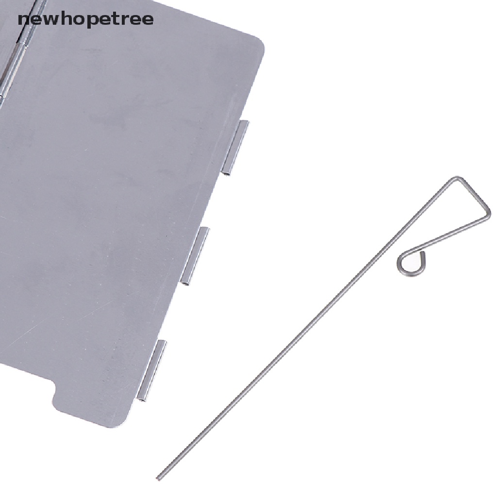 Tấm Chắn Gió 9 Tấm Gấp Được Cho Bếp Ga Cắm Trại Ngoài Trời