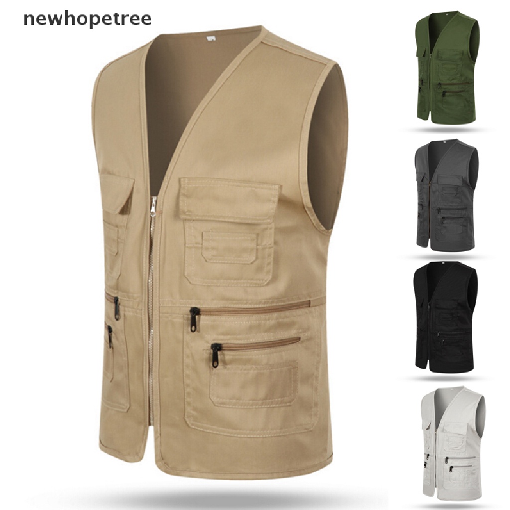 Áo Khoác Câu Cá / Leo Núi Nhiều Túi Thời Trang Cho Nam