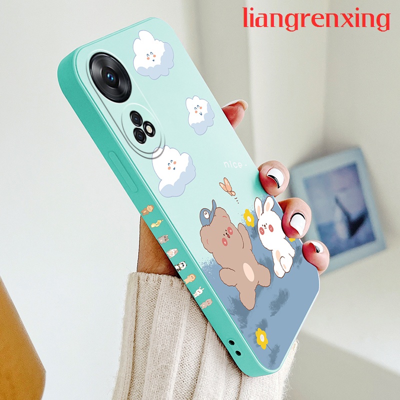 Ốp lưng oppo reno 8t 4g reno 8t 5G reno8 t 2023 oppo a78 5G Ốp Điện Thoại Silicon Mềm Chống Sốc Cho oppo reno 8t 4g reno 8t 5G reno8 t 2023 oppo a78 5G YTXX01 viền vuông cute