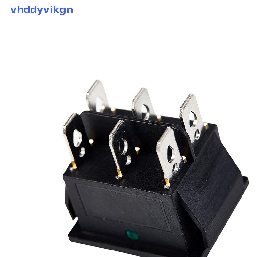 1 Công Tắc Nguồn 3 Chấu 6 Chấu 16A 250VAC / 20A 125VAC Màu Đen