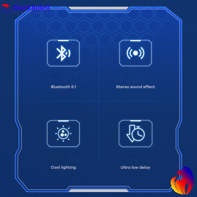Tai Nghe Bluetooth Không Dây BH Remax Tws Hiệu Ứng Ánh Sáng Nhiều Màu Sắc