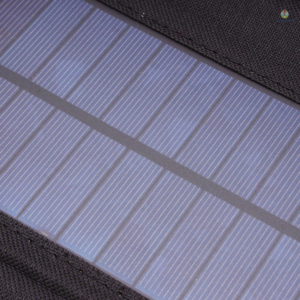 Tấm Sạc Năng Lượng Mặt Trời Monocrystalline Silicon 15W Cổng USB Có Thể Tháo Rời Cho Điện Thoại Di Động