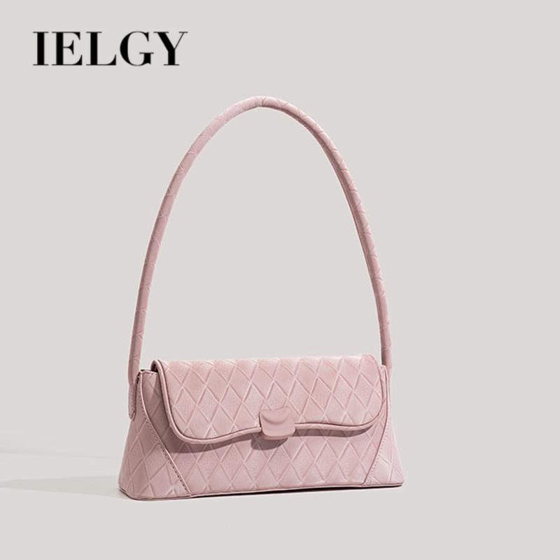 Túi Xách Đeo Vai Màu Trơn Sọc Caro Thời Trang Cao Cấp Cho Nữ