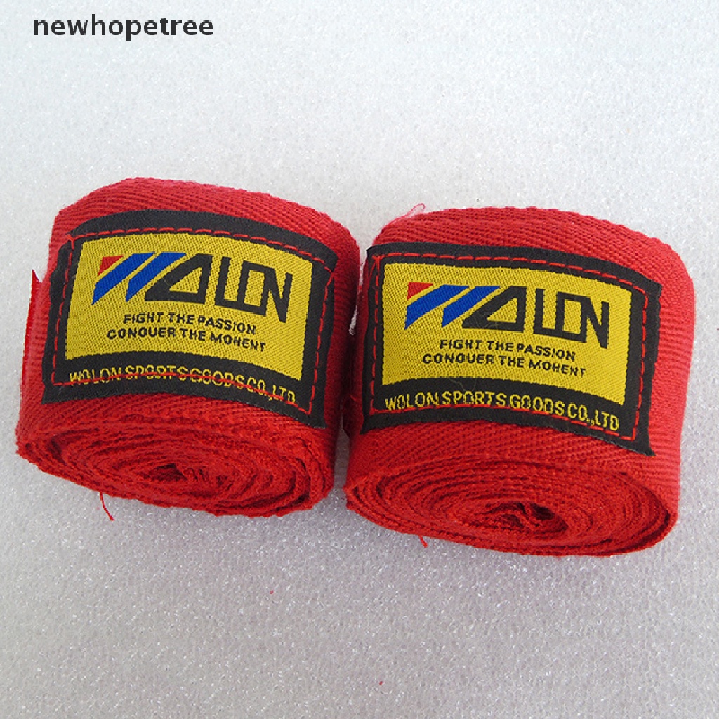 1 Cặp Đai Quấn Cổ Tay Bằng Cotton Tập Taekwondo Muay Thai MMA