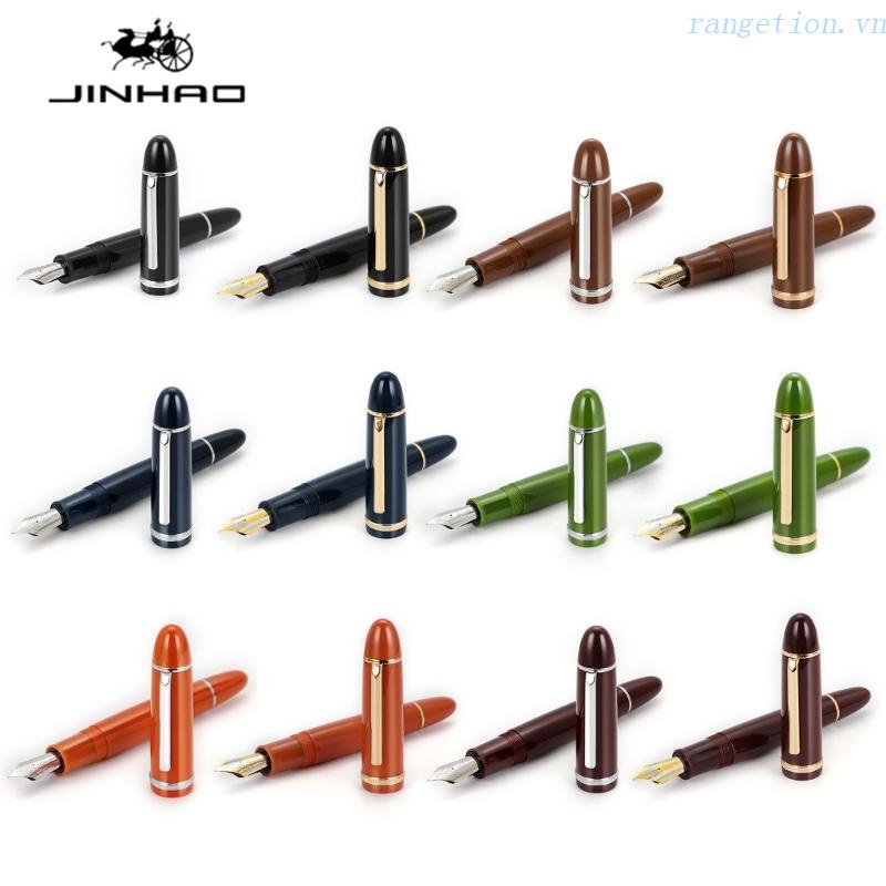 Jinhao X159 Pen Fine Nib Ink Pen Công cụ viết mượt mà Rotary Ink