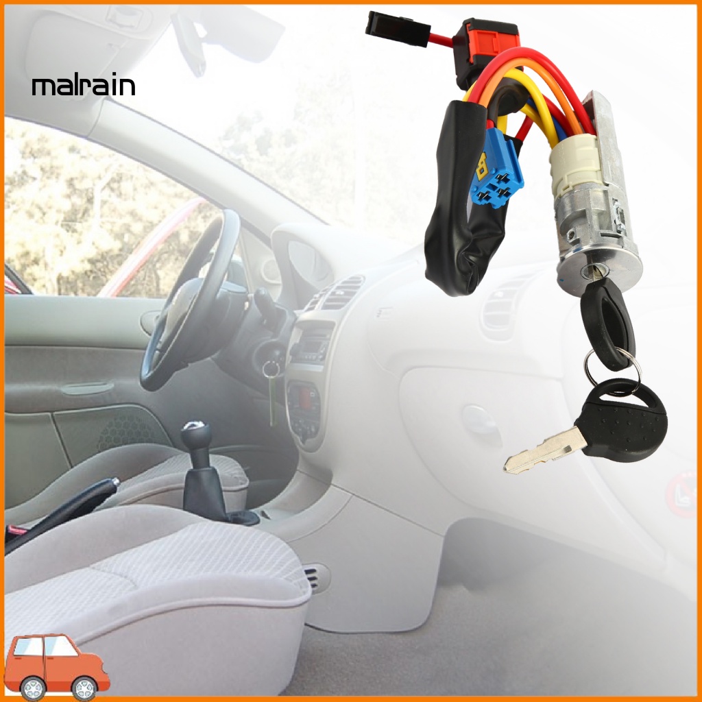 Bộ Ổ Khóa Đánh Lửa 4162P0 992712 Ốp Điện Thoại Chống Mòn Cho Peugeot 406 406