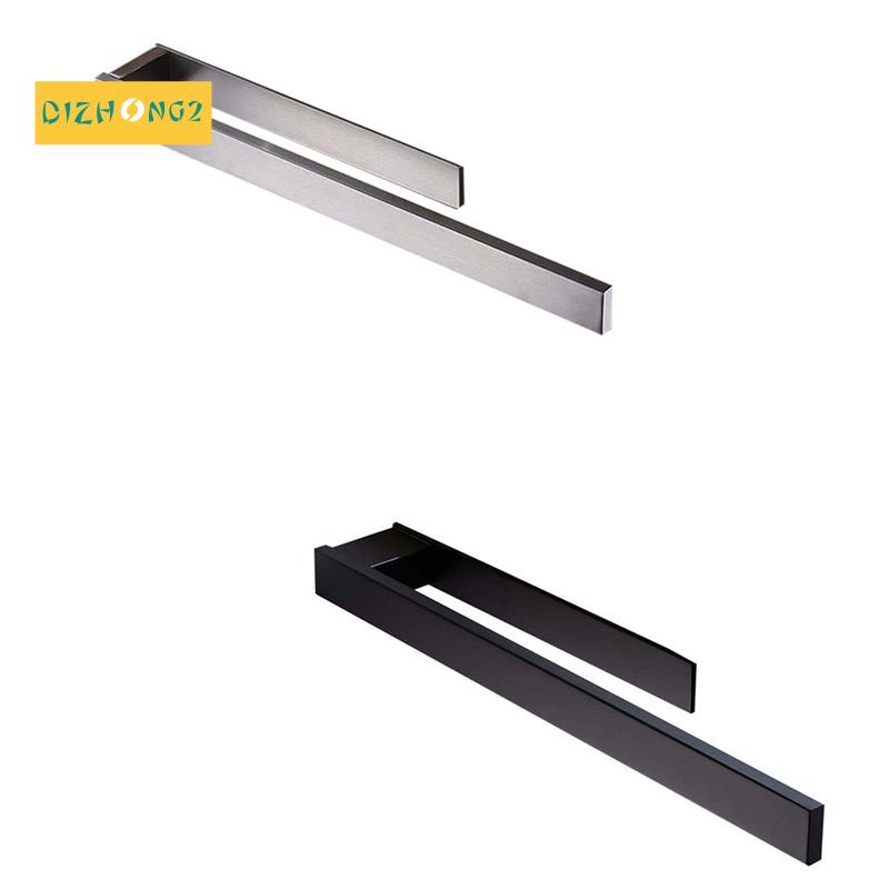 Giá Treo Khăn Bằng Thép Không Gỉ Màu Đen 39cm Tiện Dụng Cho Nhà Tắm