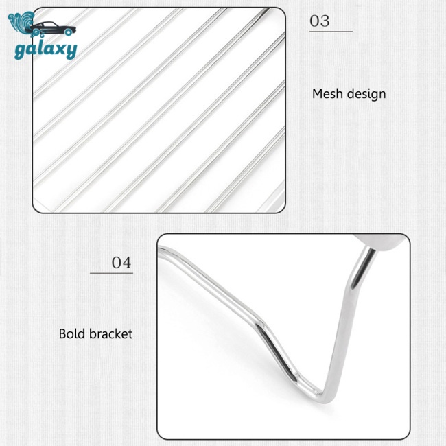Galaxy Giá Đỡ Lò Nướng 2 Mức Độ Bằng Thép Không Gỉ Có Thể Điều Chỉnh Dành Cho Đi Dã Ngoại