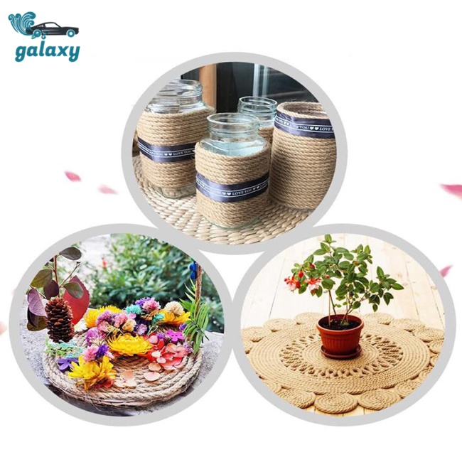 Galaxy 1 Cuộn Dây Đay Tự Nhiên 5mm 100m Dùng Làm Đồ Thủ Công Diy