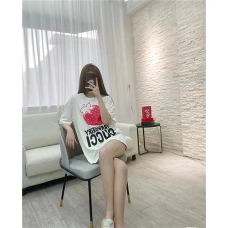 Áo Thun Tay Ngắn In Hình Quả Dâu G88u88c Thời Trang Cho Nam Và Nữ