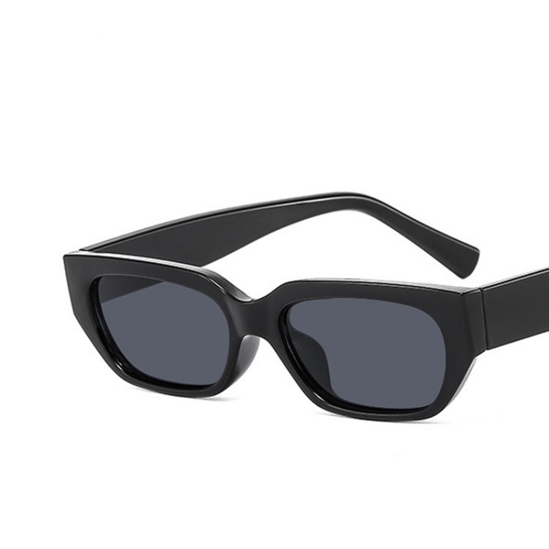 (AIMURUSI) COD Kính Râm Gọng Vuông Nhỏ Phong Cách Âu Mỹ Vintage Thời Trang Cho Nữ