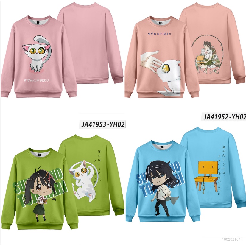 Áo Hoodie Tay Dài In Họa Tiết Anime 3D Thời Trang Cho Nam Và Nữ