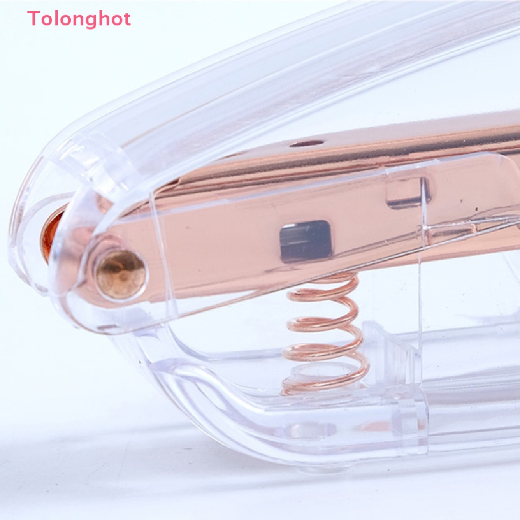 Dụng Cụ Dập Ghim Bằng Acrylic Trong Suốt Tiện Dụng Cho Văn Phòng