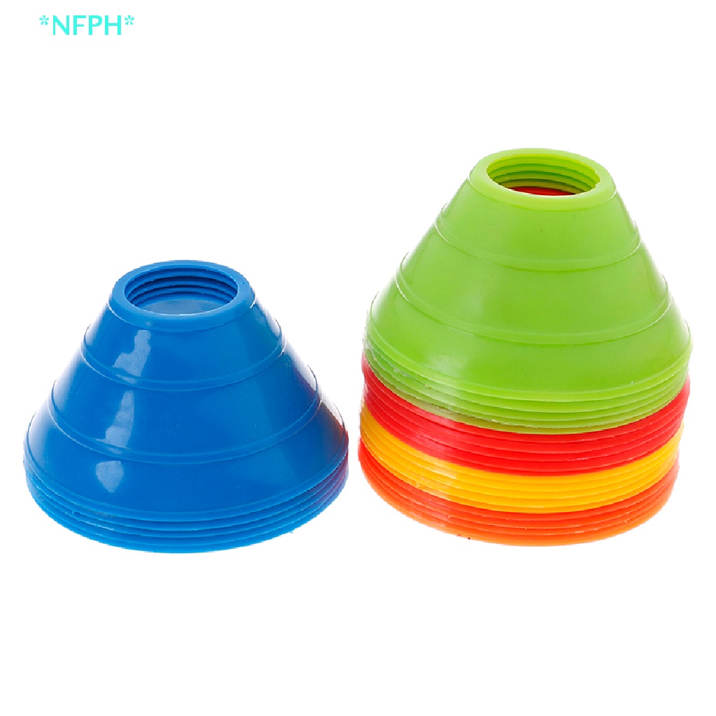 Bộ 5 Đĩa Đánh Dấu Hình Nón Dùng Trong Luyện Tập Đá Banh Mới