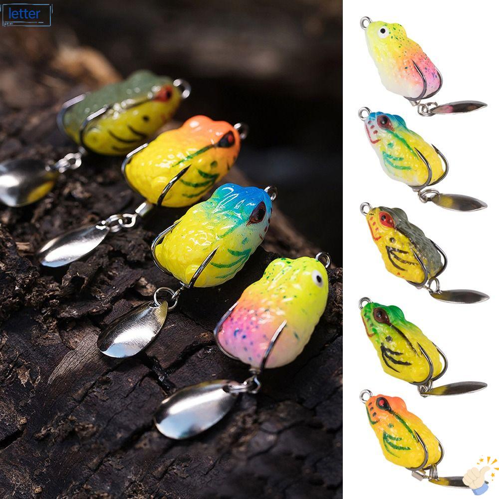 Mồi Câu Cá Giả Bằng Cao Su Hình Chú Ếch Độc Đáo