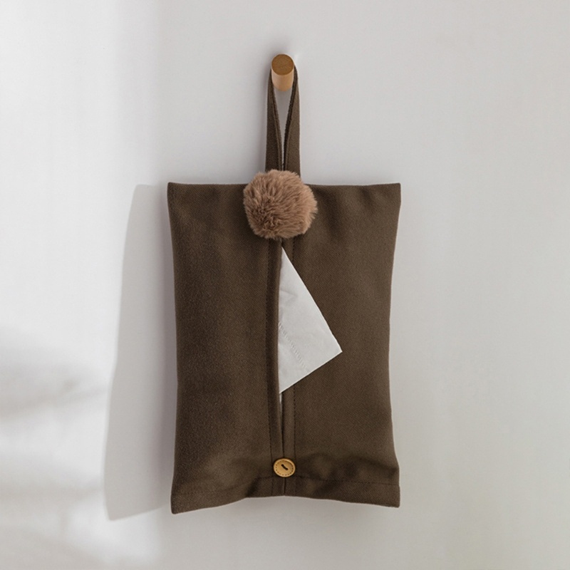 Hộp Đựng Khăn Giấy Treo Tường Hình Chữ Nhật Phong Cách Nhật Bản Ốp