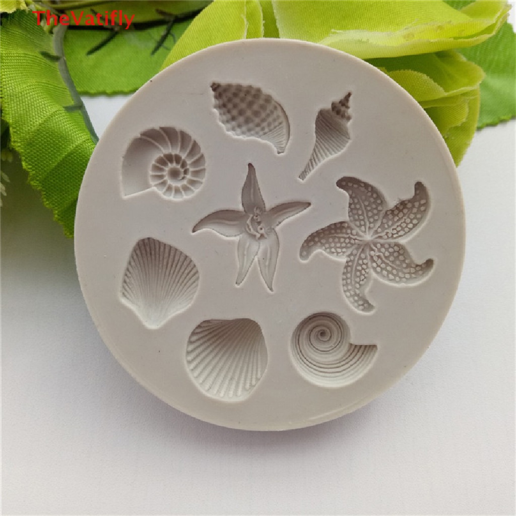 [Thevalifly] Khuôn Silicone Làm Bánh Kẹo Socola Hình Vỏ Ốc Biển Sinh Học Dành Cho Nhà Bếp Túi Xách Thiết Kế Đơn Giản Thời Trang Cao Cấp