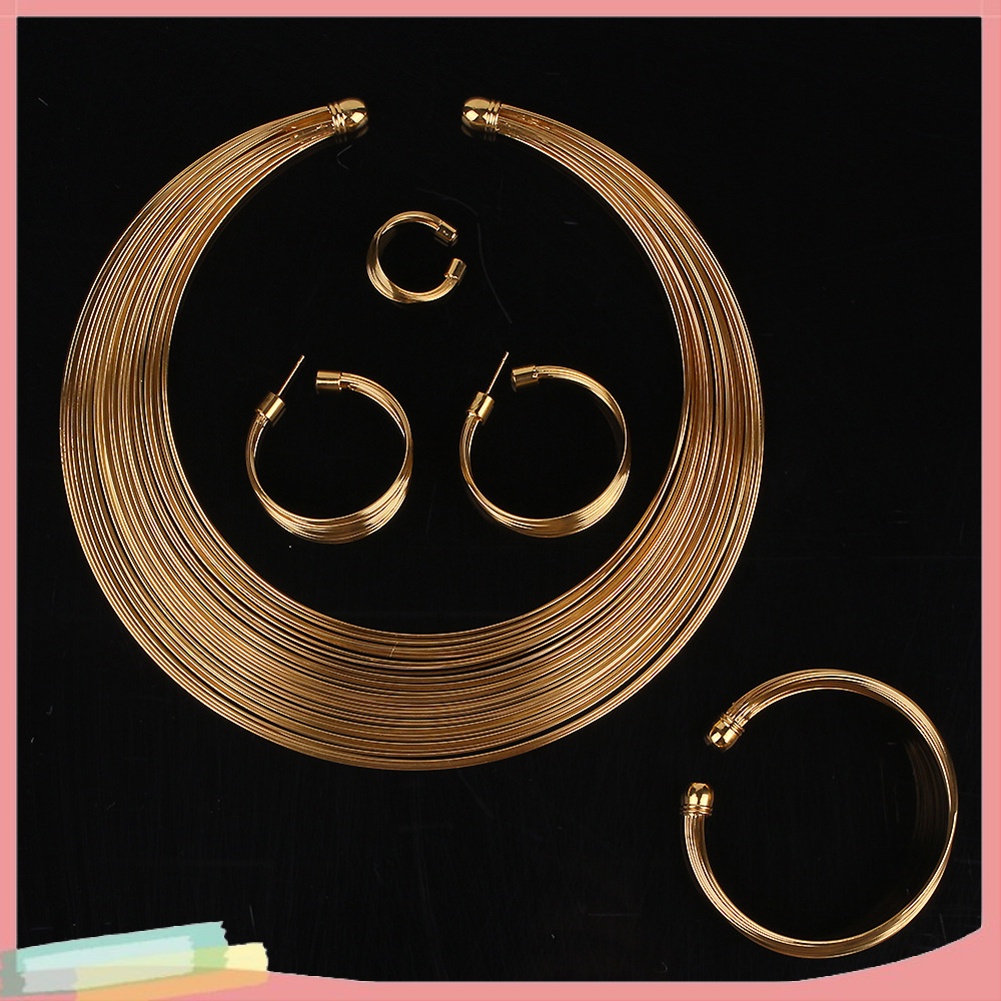 Bộ Trang Sức 4 Món Thời Trang Cá Tính Cho Nữ