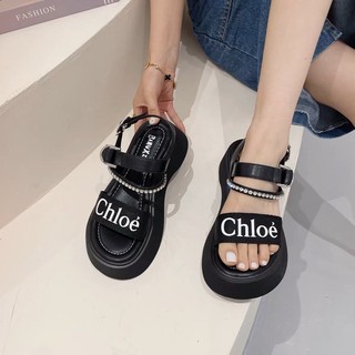 Sandal nữ ChiLe quai đá đế bằng 5cm