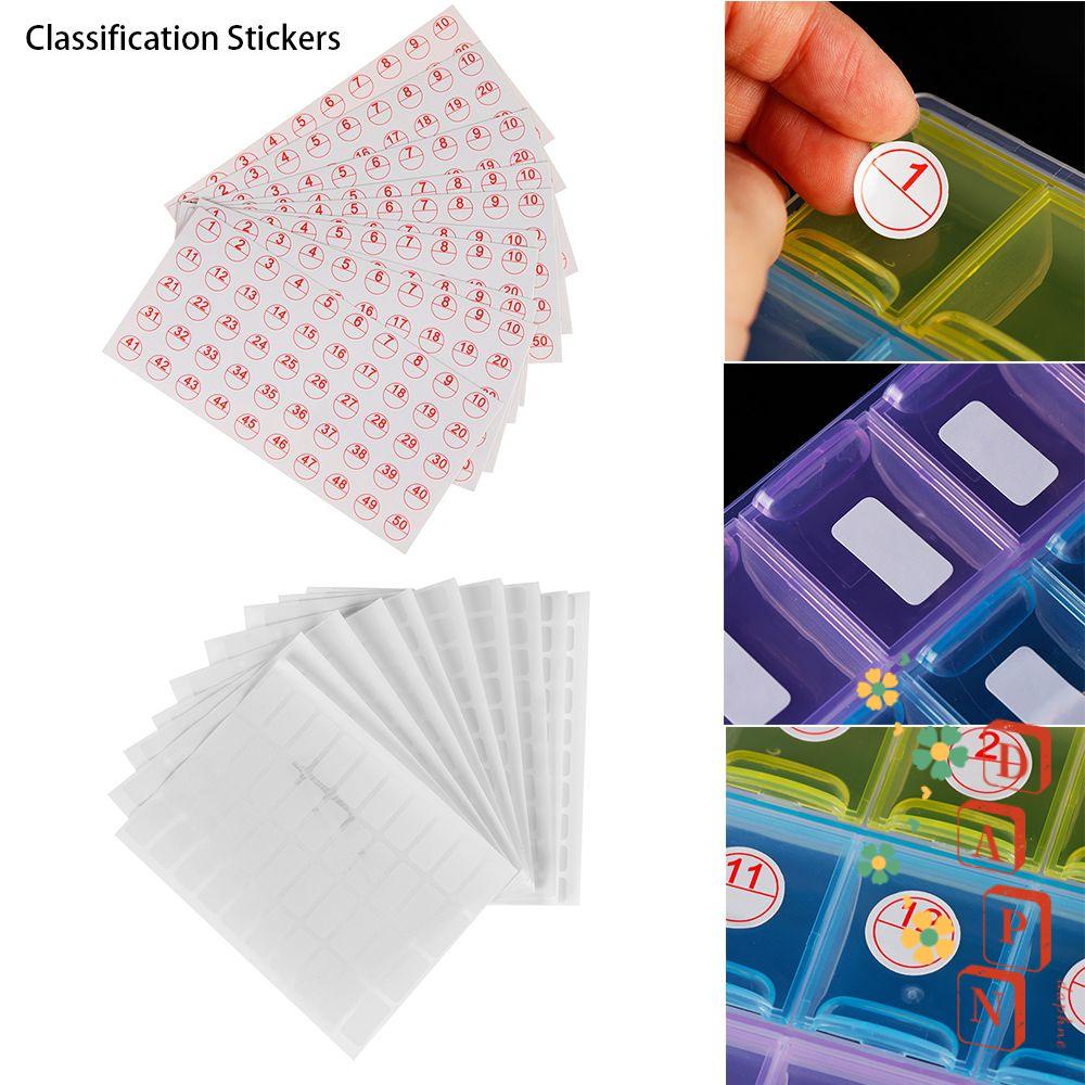 Set 400 / 500 Sticker Số Dán Trang Trí Thủ Công