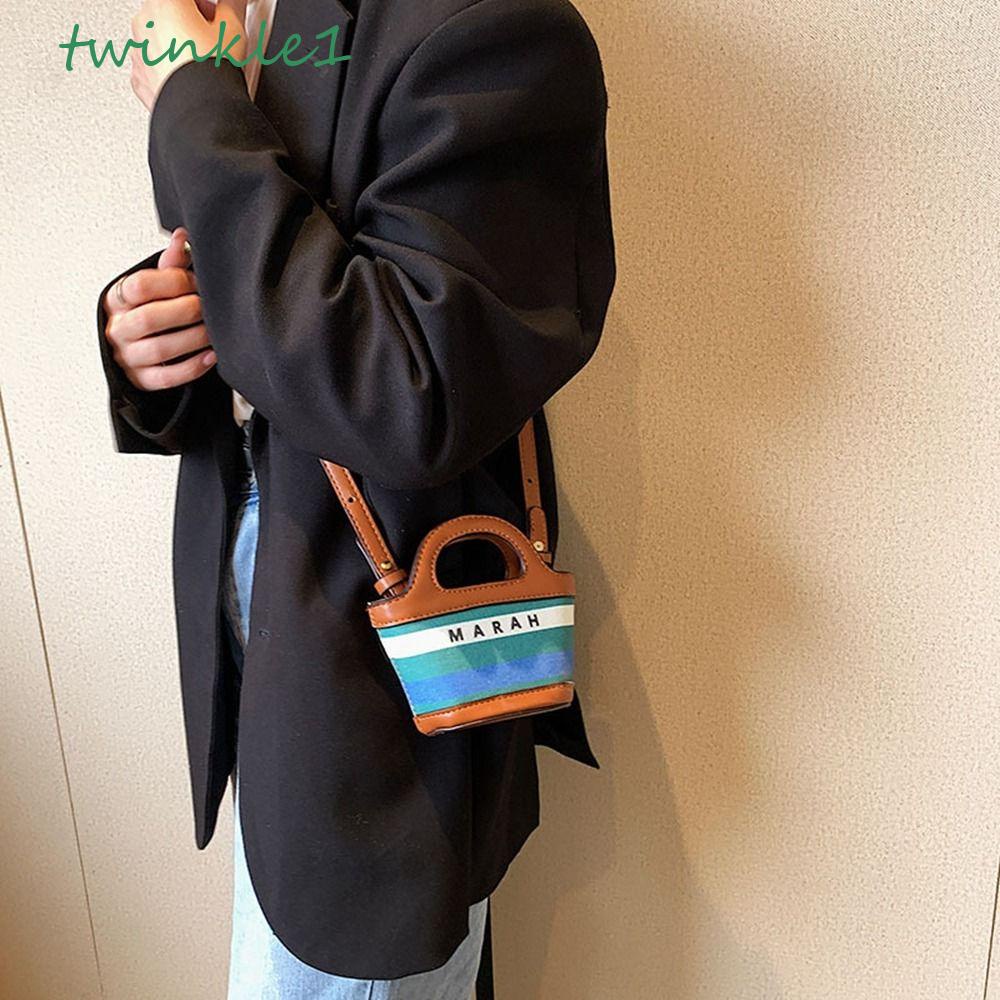 Túi Da PU Đeo Chéo Mini Đựng Điện Thoại In Chữ Thời Trang Cho Mẹ Và Bé