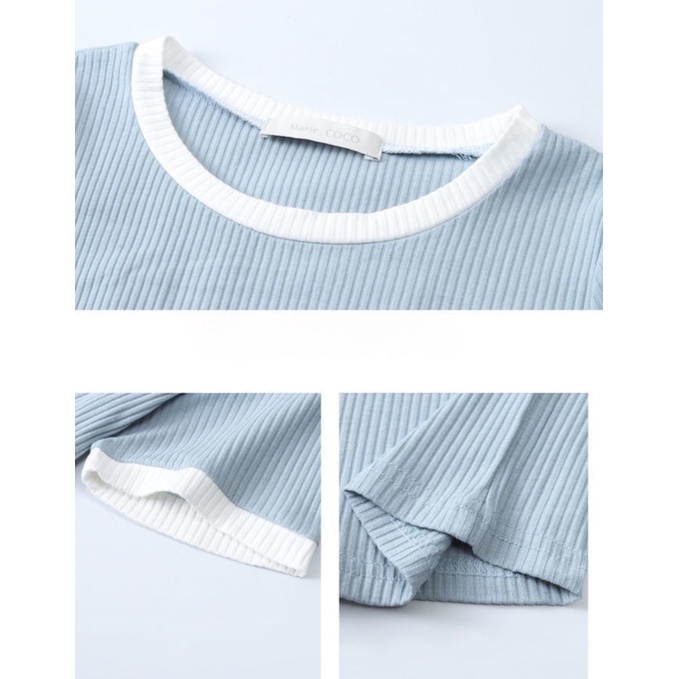 Áo Thun Mỏng Tay Ngắn Cổ Tròn Phong Cách Hàn Quốc Thời Trang Mùa Hè Hàng Mới 2023