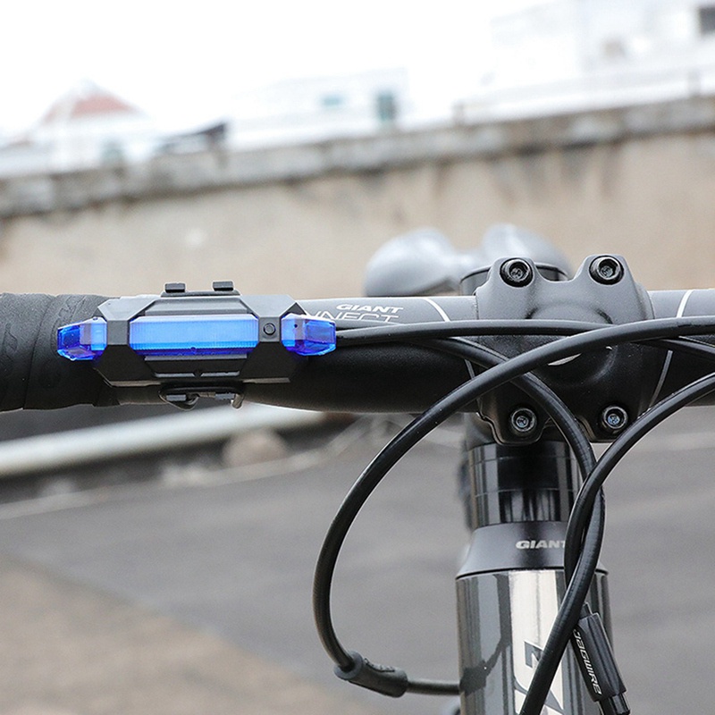 Đèn LED Cảnh Báo Gắn Đuôi Xe Đạp Có Cổng Sạc USB