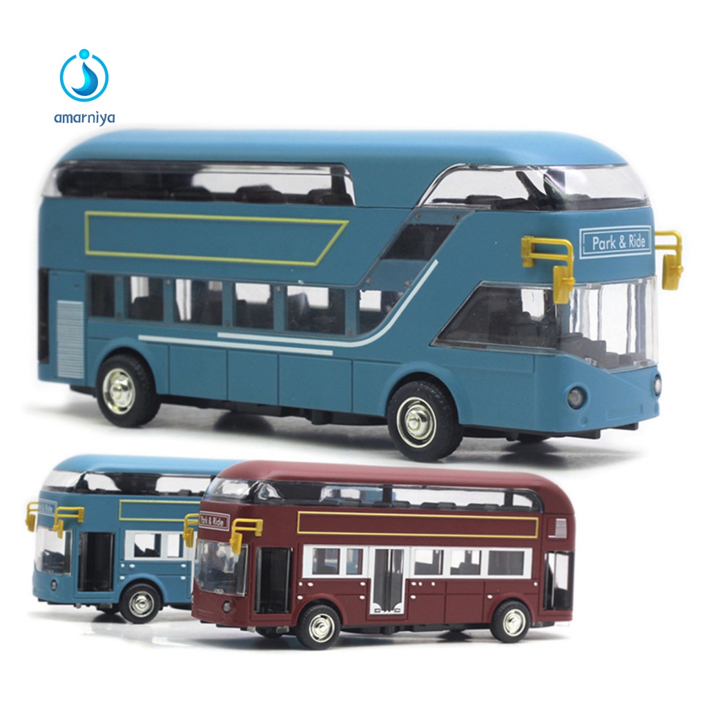 Mô Hình Xe Buýt Hai Tầng AMAR 1 / 48 Dùng Để Trang Trí
