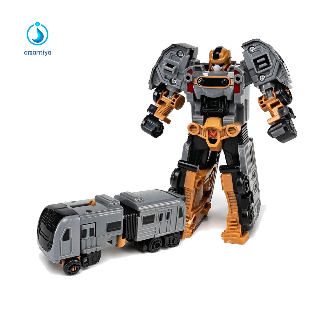 Đồ Chơi Xe Lửa Biến Hình Rô Bốt Cho Bé