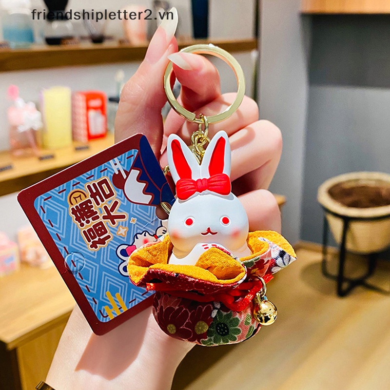 [Mới] 1 Móc Khóa Hình Thỏ May Mắn Cho Năm Mới