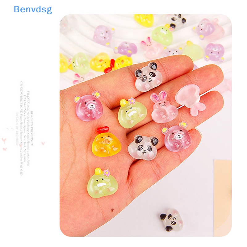 Bộ 10 Động Vật Hoạt Hình Phát Sáng Tự Làm Bằng Nhựa Resin