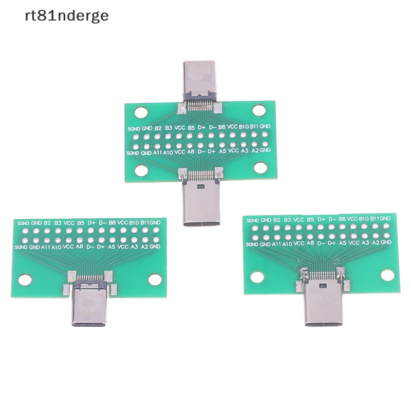 Đầu Nối USB3.1 Type-C Với PCB Type C 24P 2.54mm Tiện Dụng