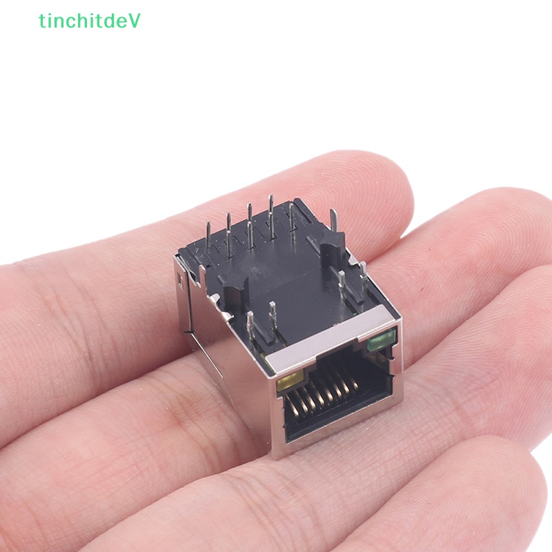 Bộ 2 Túi Thiếc HR911105Dây Cáp Kết Nối RJ45 Chuyển Đổi Mạng Ethernet RJ45 Dài 100M RJ45