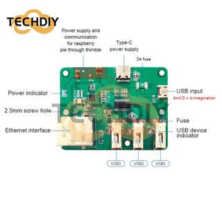 Bảng mạch mở rộng hub mạng cổng usb sang ethernet hub raspberry pi zero