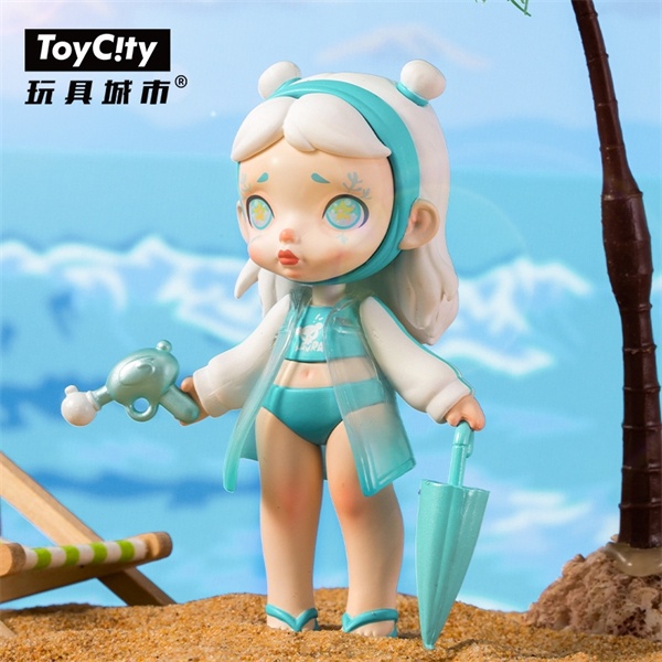 ★HGTOYS★  Toycity Laura Pool Wars Dòng Blind Box Doll Tide Play Trang trí Quà tặng