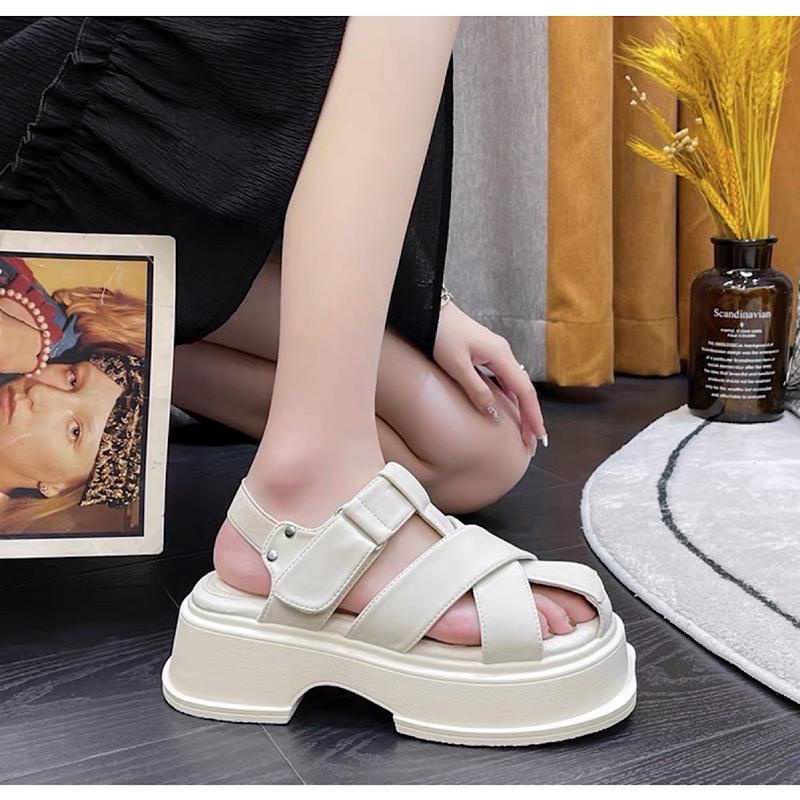 Sandal Nữ Sục Rọ Đế Cao Phong Cách Hàn Quốc Mẫu Mới