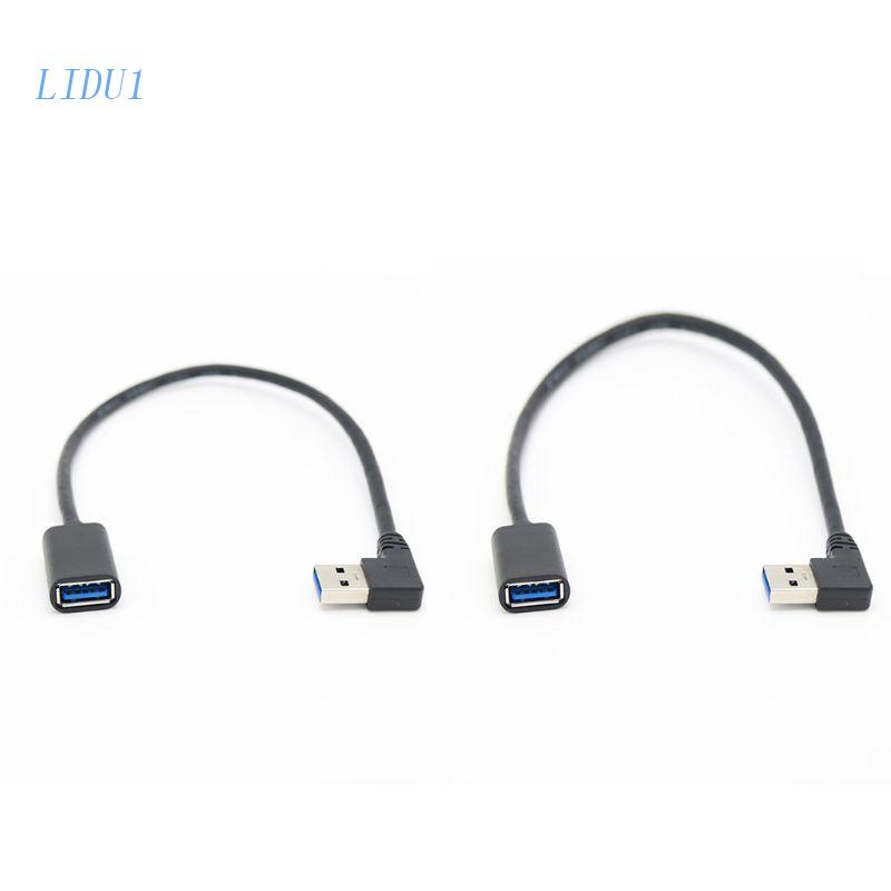 Dây Cáp Mở Rộng LIDU1 Đầu Đực Sang Đầu Cái 3.0 Góc 90 Độ Dài 30CM / 60CM